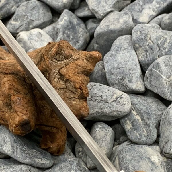 Outdoor Camping Forging Damascus Pattern Steel Short Knife - Image 6