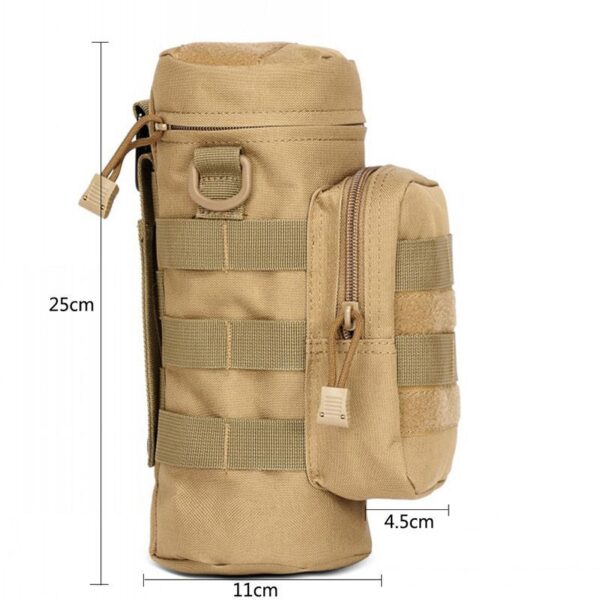 Outdoors Molle Water Bottle Pouch Tactical Gear Kettle Waist Shoulder Bag for Army Fans Climbing Camping Hiking Bags - Image 4