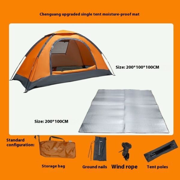 Outdoor Manual Tent Outdoor Camping Single Person Portable Simple Sun Protection Anti Mosquito Park Indoor Beach - Image 6