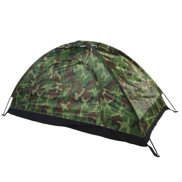 Single Camouflage Tent Outdoor Leisure Camping Camping Tent Gift Tent - Image 4