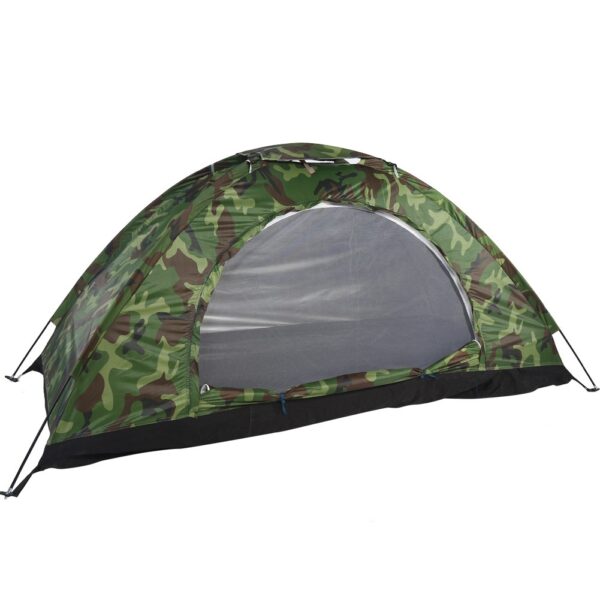 Single Camouflage Tent Outdoor Leisure Camping Camping Tent Gift Tent - Image 2