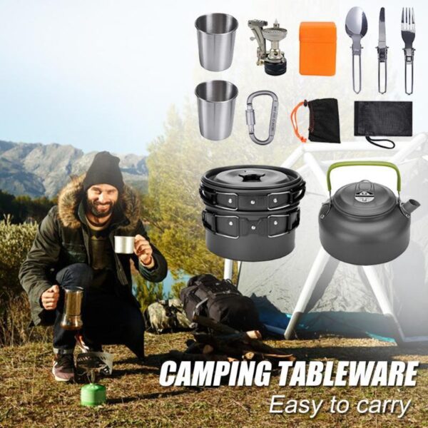 Portable camping cooker stove - Image 2