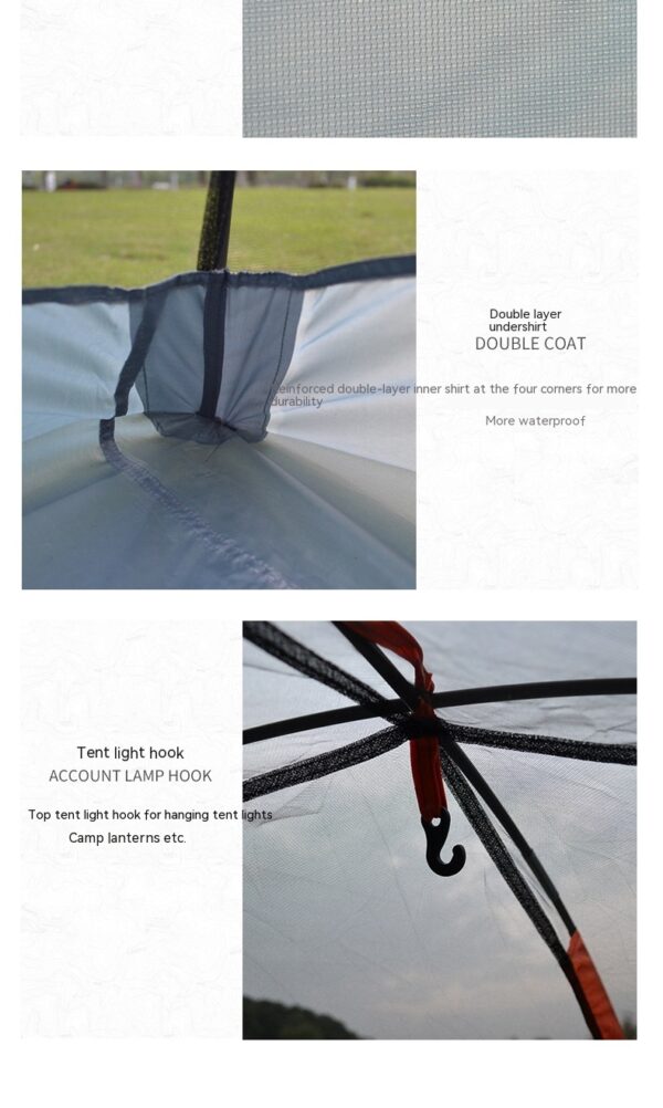 Outdoor Camping Double-layer Camping Tent - Image 10