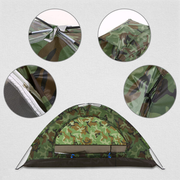 Outdoor Portable Single Layer Camping Tent