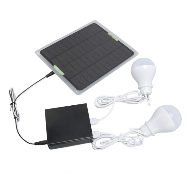 Solar Light Bulbs Outside Portable Outdoor Rechargeable LED Tent Waterproof Camping Lamps - Image 5