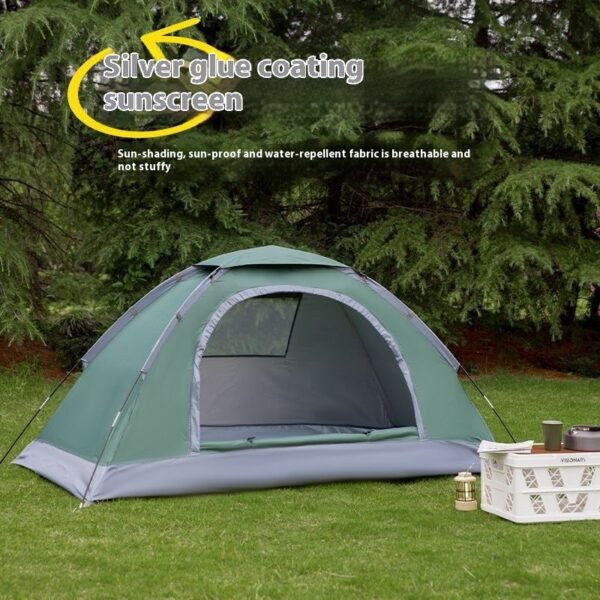 Outdoor Manual Tent Outdoor Camping Single Person Portable Simple Sun Protection Anti Mosquito Park Indoor Beach