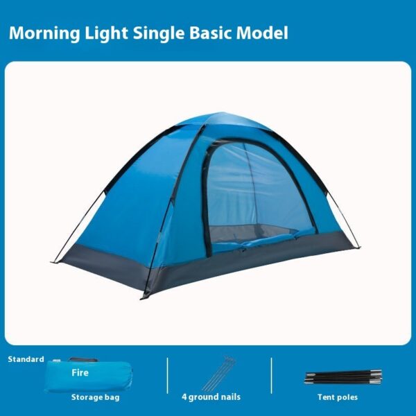 Outdoor Manual Tent Outdoor Camping Single Person Portable Simple Sun Protection Anti Mosquito Park Indoor Beach - Image 9