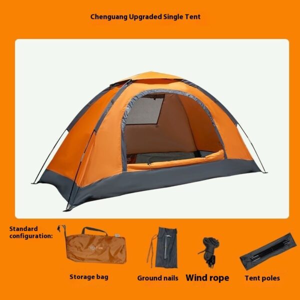 Outdoor Manual Tent Outdoor Camping Single Person Portable Simple Sun Protection Anti Mosquito Park Indoor Beach - Image 2