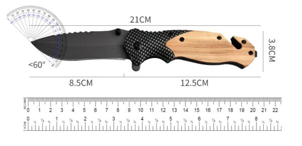 Outdoor Moonlight Folding High Hardness Sharp Camping Multi-function Knife - Image 4