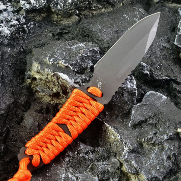 Outdoor Camping Rope Portable Straight Knife Survival Multi-function Knife - Image 6