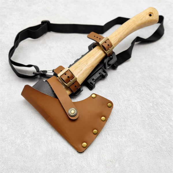 Camping Outdoor Portable And Adjustable Universal Leather Axe Cover - Image 5