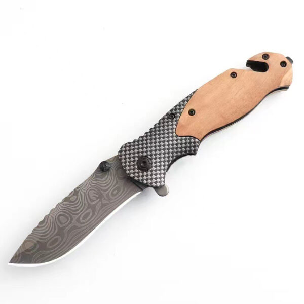 Outdoor Moonlight Folding High Hardness Sharp Camping Multi-function Knife - Image 3