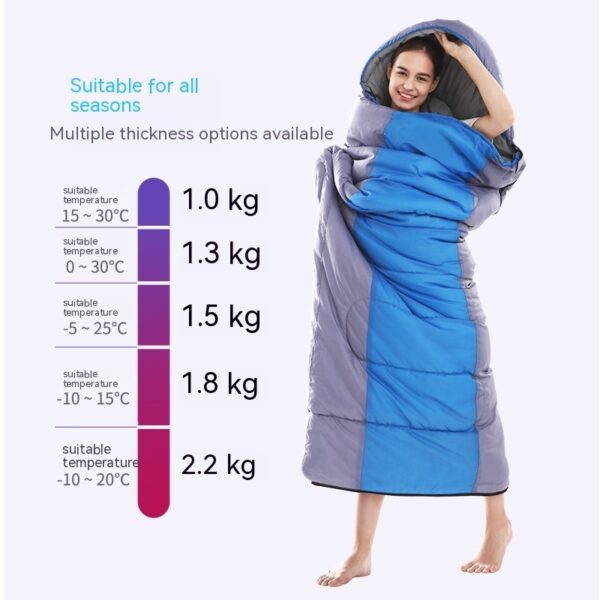 Outdoor Camping Warm Cotton Sleeping Bag