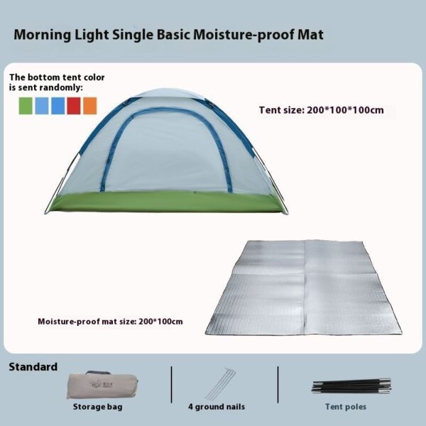 Outdoor Manual Tent Outdoor Camping Single Person Portable Simple Sun Protection Anti Mosquito Park Indoor Beach - Image 8