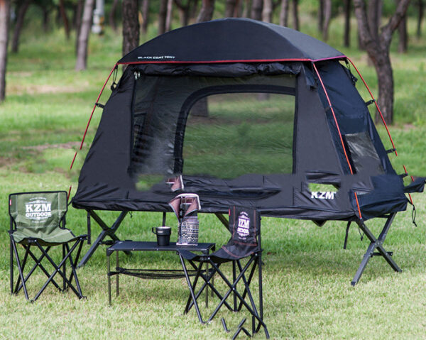 Folding Off-ground Camping Ultra-light Waterproof Travel Outdoor Camping Tent - Image 6