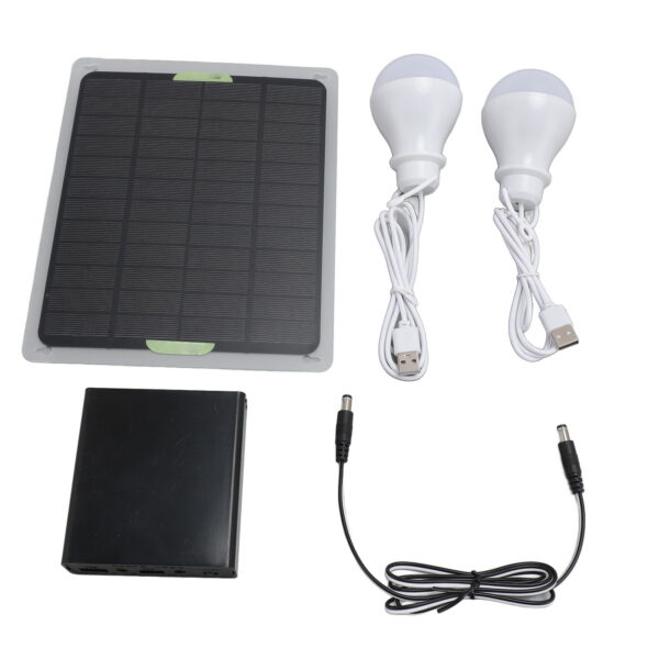 Solar Light Bulbs Outside Portable Outdoor Rechargeable LED Tent Waterproof Camping Lamps - Image 7