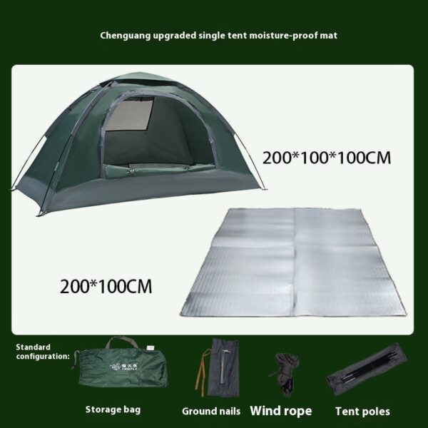 Outdoor Manual Tent Outdoor Camping Single Person Portable Simple Sun Protection Anti Mosquito Park Indoor Beach - Image 10