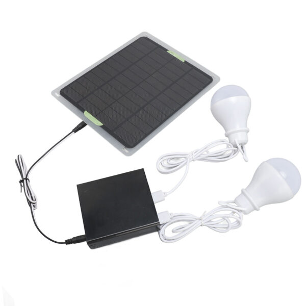 Solar Light Bulbs Outside Portable Outdoor Rechargeable LED Tent Waterproof Camping Lamps - Image 4