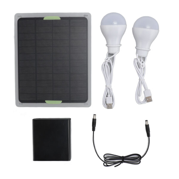 Solar Light Bulbs Outside Portable Outdoor Rechargeable LED Tent Waterproof Camping Lamps - Image 6