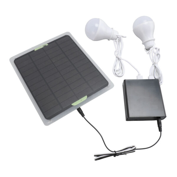 Solar Light Bulbs Outside Portable Outdoor Rechargeable LED Tent Waterproof Camping Lamps - Image 2