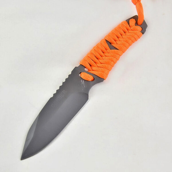 Outdoor Camping Rope Portable Straight Knife Survival Multi-function Knife - Image 5