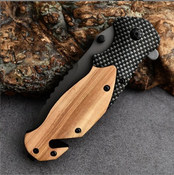 Outdoor Moonlight Folding High Hardness Sharp Camping Multi-function Knife - Image 2