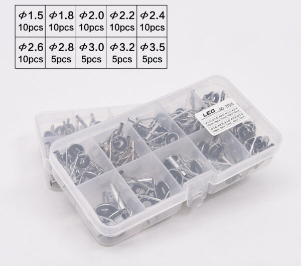 Boxed Sea Fishing Rod Rod Slightly Guide Ring Set 80pcs Fishing Gear Accessories - Image 4