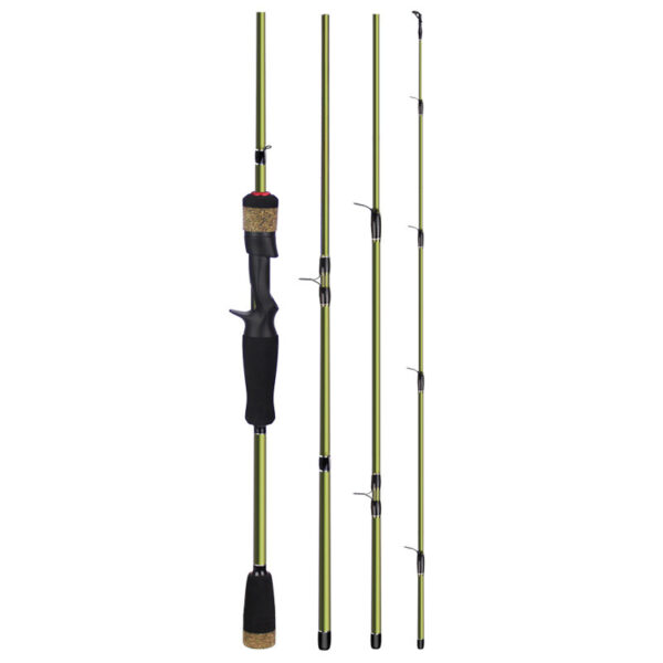 4 section fishing rod road sub rod short section carbon portable plug fishing rod - Image 7