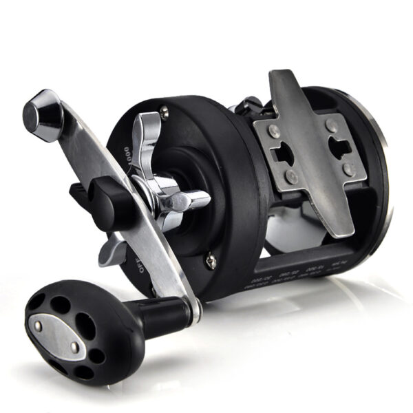 Trolling Fishing Reel Saltwater Right Hand Sea Bait Casting Fishing Reel Black - Image 9