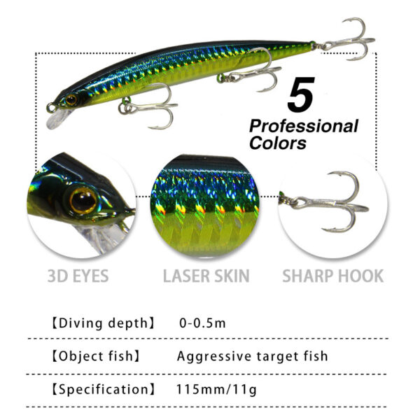 Fishing Lures Weights Bass Fishing Topwater Lure Fish Bait - Image 7