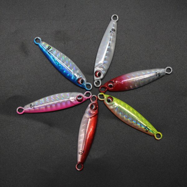 Cut Iron Plate Lead Fish Multicolor Sea Fishing Lure 7-30g Boat Fishing