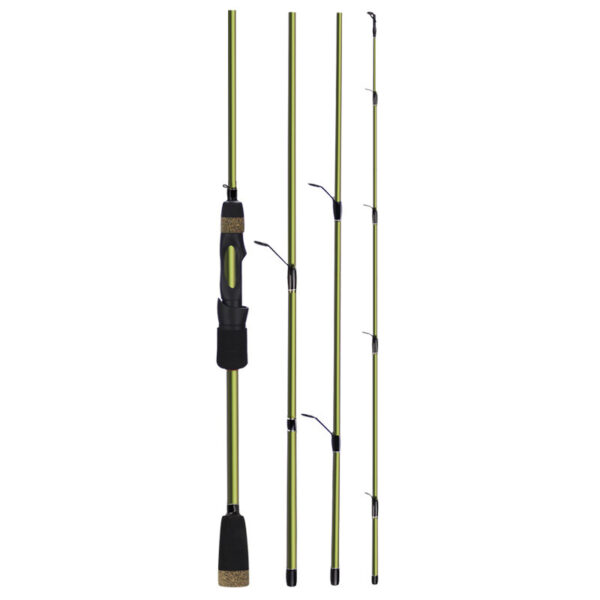 4 section fishing rod road sub rod short section carbon portable plug fishing rod - Image 2