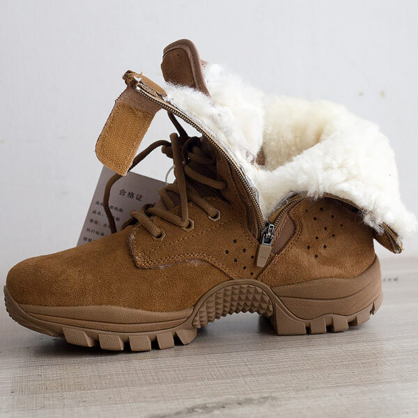 Brown Outdoor Snow Boots Cold Weather Boots - Image 2