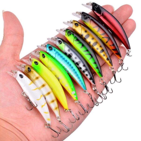 Fishing Lure Set Fishing Hard Bait Mini Minnow Floating Swin - Image 6